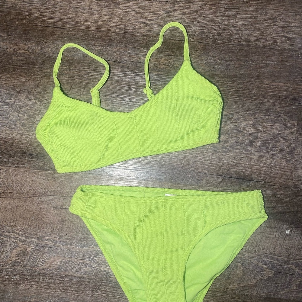 Salt + Cove Green Bikini Set Athletic Style